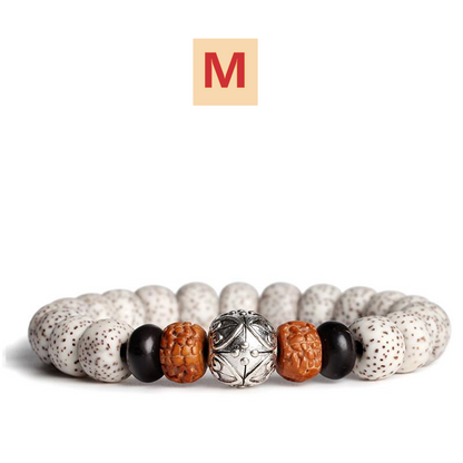 Stars And Moon Bodhi Seed Bracelet