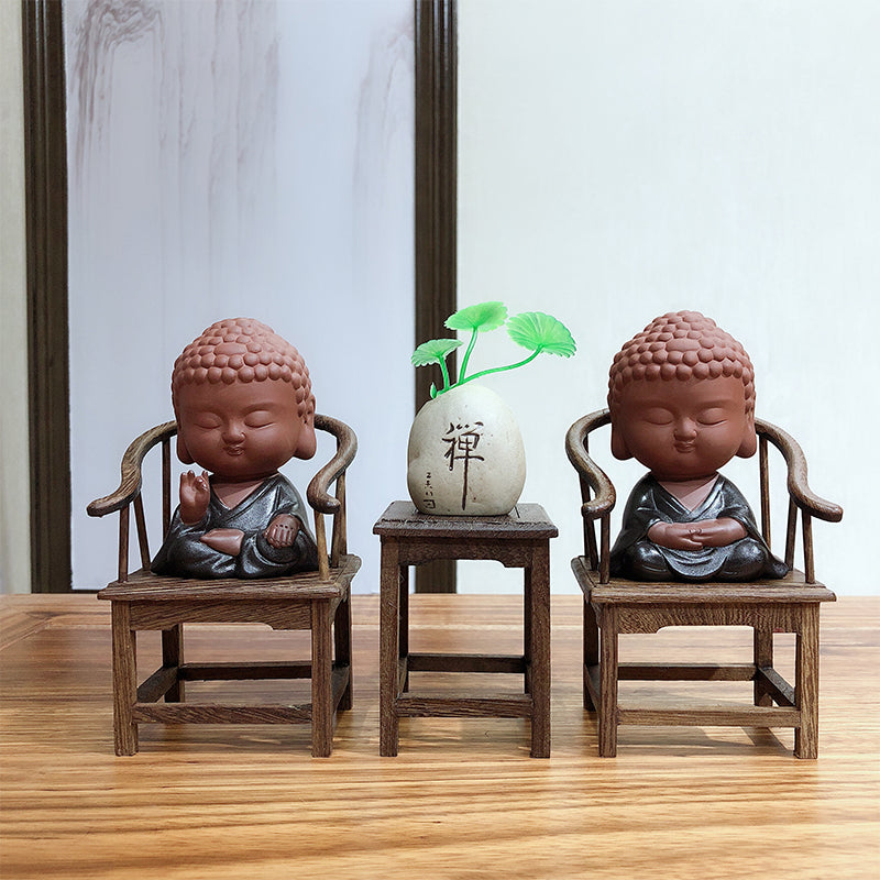 Little Buddha With Zen Furnishings
