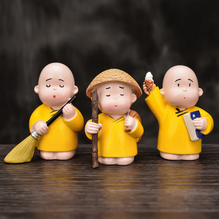 Three Little Monks with Letting-go Principle