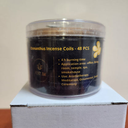 Natural Antiseptic Spiral Incense Coils (48 pcs)