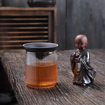 Little Monk With Tea Strainer Hat