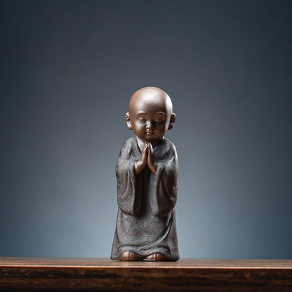 Little Monks with Peaceful Mind