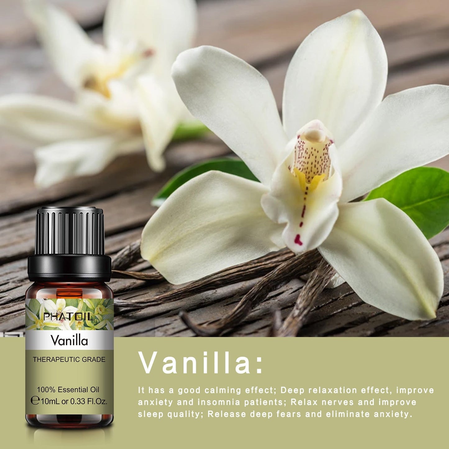 Phatoil Pure Natural Essential Oils Set (10 pcs)