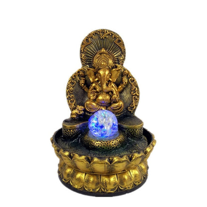 Elephant God Ganesha Lucky Water Fountain