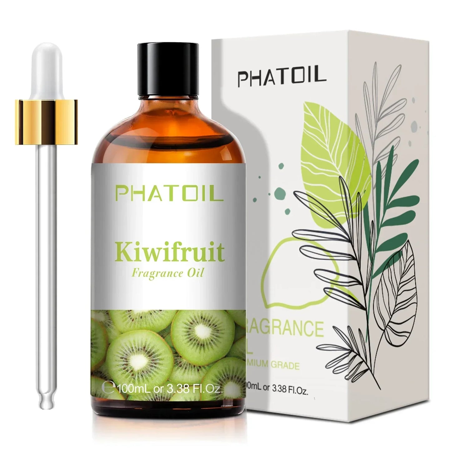 Phatoil 100ml Fruit Perfume Fragrance Oils for Aroma Diffuser With Droppers
