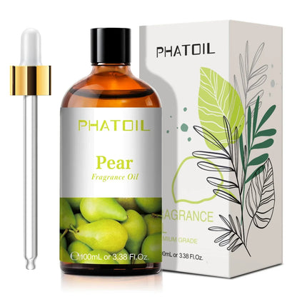 Phatoil 100ml Fruit Perfume Fragrance Oils for Aroma Diffuser With Droppers