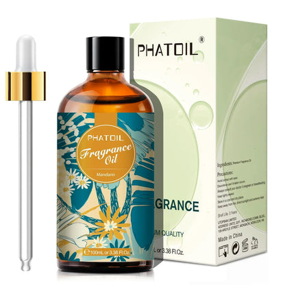 Phatoil 100ml Fragrance Oils With Droppers And Roll-On Bottles