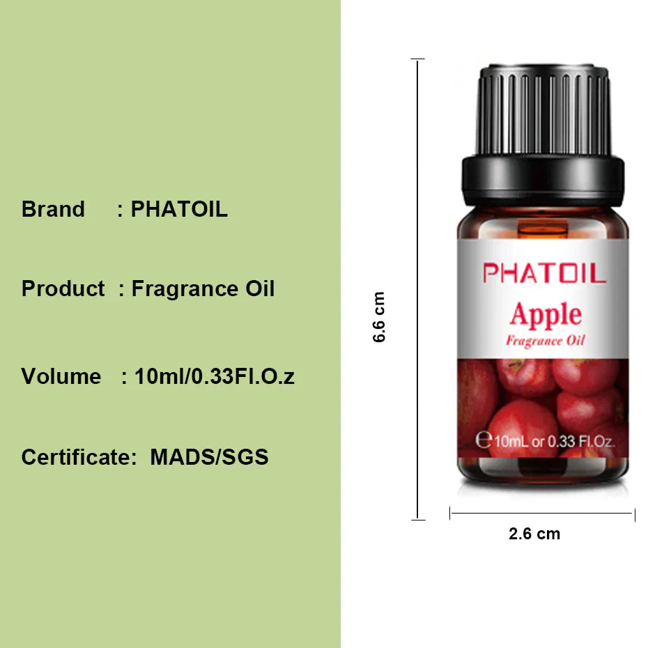 Phatoil Fruit Mix Fragrance Oils Set (10 pcs)