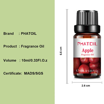 Phatoil Fruit Mix Fragrance Oils Set (10 pcs)
