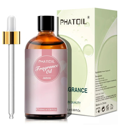 Phatoil 100ml Fragrance Oils With Droppers And Roll-On Bottles