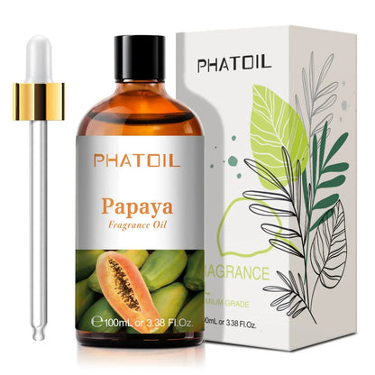 Phatoil 100ml Fruit Perfume Fragrance Oils for Aroma Diffuser With Droppers