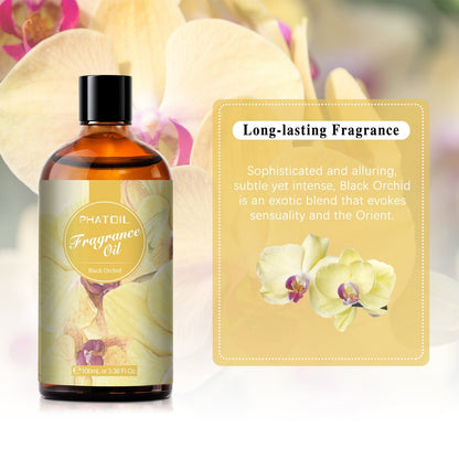 Phatoil 100ml Fragrance Oils With Droppers And Roll-On Bottles