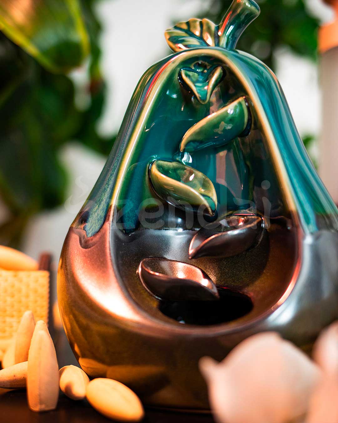 Zen Pear Backflow Incense Burner