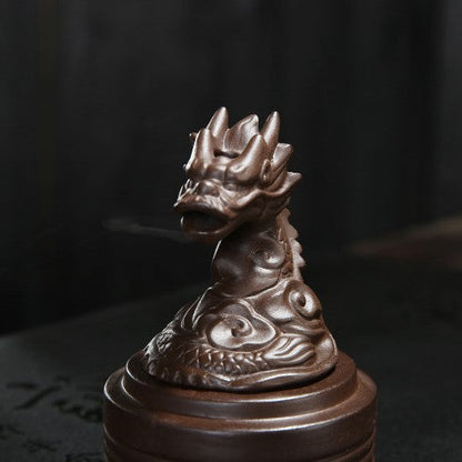 Aries Dragon Backflow Glass Incense Burner