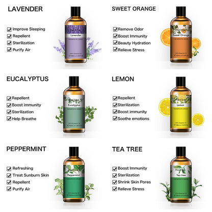 100ml Phatoil Pure Natural Essential Oil With Dropper