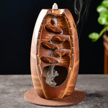 Cascade Waterfall Backflow Incense Burners