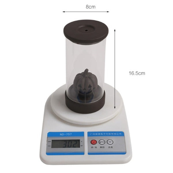 Halloween Pumpkin Color Changing Windproof Backflow Incense Burner With LED Light