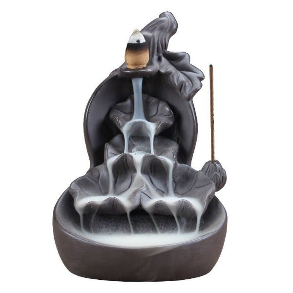 Lotus Cascade Incense Waterfall Backflow Incense Burner