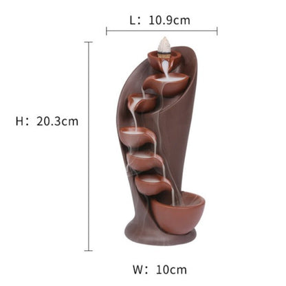 SpaceKeeper Waterfall Backflow Incense Burner