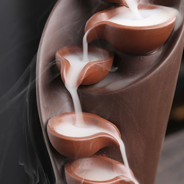 SpaceKeeper Waterfall Backflow Incense Burner