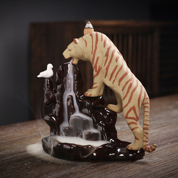 Bengal Tiger Backflow Incense Burner