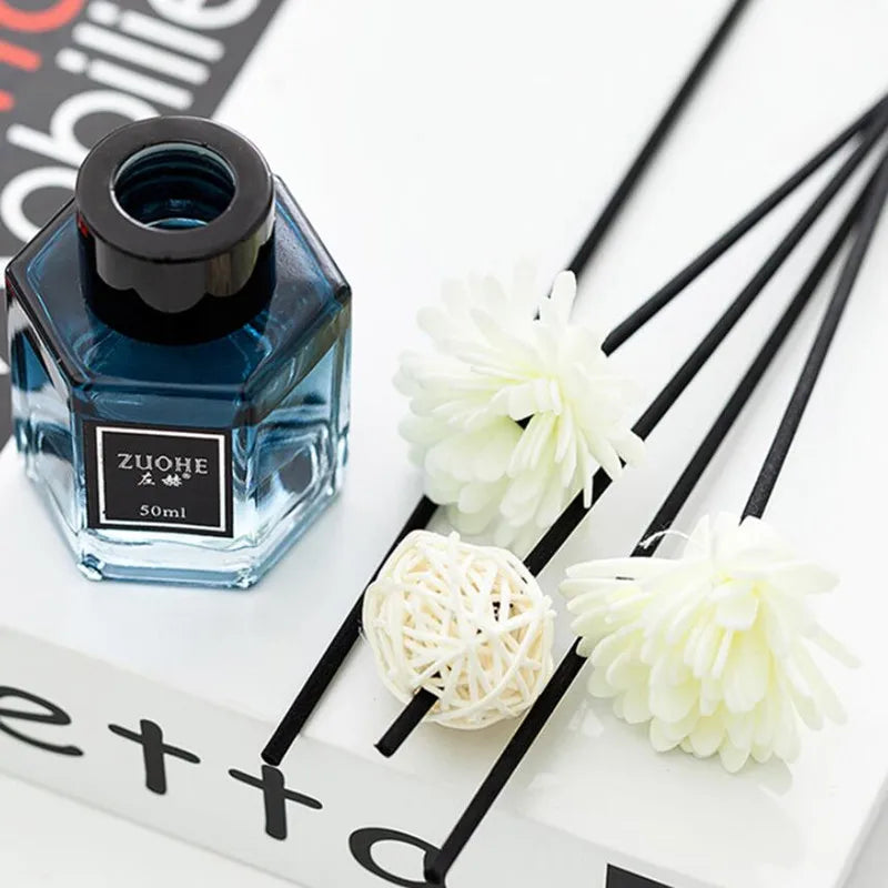 50ml Hexagon Aroma Oil Stick Diffuser With Natural Sticks