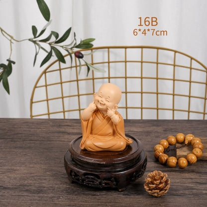 Set 3 Little Monk Buddha Spirits for Lucky