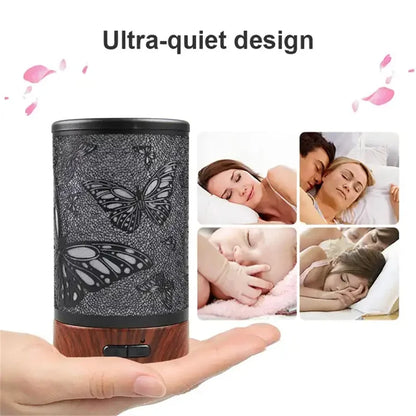 Vintage Metal Ultrasonic 100ml Essential Oil Aroma Diffuser